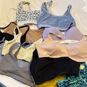 Set of 14 Pieces of Bras/Bralettes/Sports Bras
